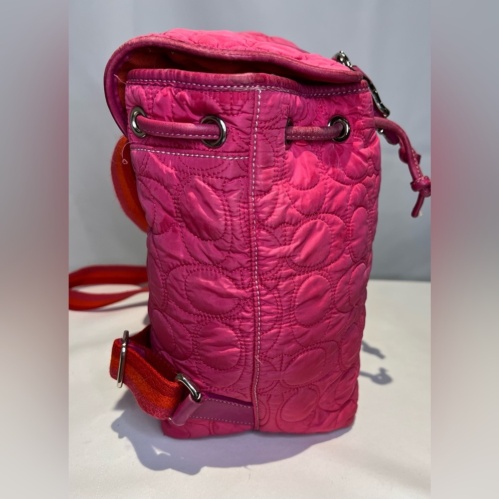 Coach Limited Edition Jack Russell Backpack quilted C’s and Soho Buckle - Picture 5 of 10